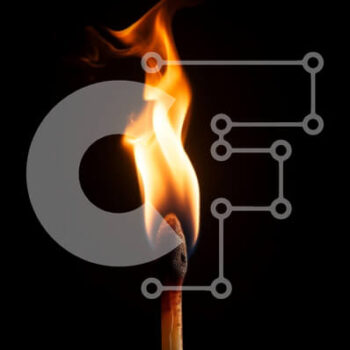 Intra Συλλεκτικό Ξύλινο Παζλ Plywood  4mm - Αναμμένο Σπίρτο με Φλόγα Σε Ξύλινο Κουτί - Διαστάσεις: 10x10 cm – 25 κομμάτια - Image 1