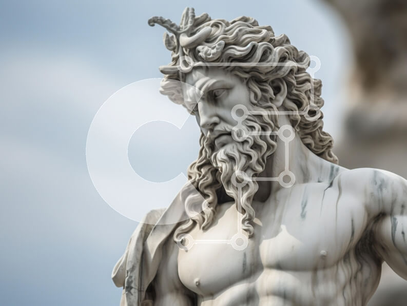 Intra Συλλεκτικό Ξύλινο Παζλ Plywood  4mm - Μαρμάρινο Γλυπτό Μυϊκής Φιγούρας Σε Ξύλινο Κουτί - Διαστάσεις Puzzle: 10x10 cm – 25 κομμάτια