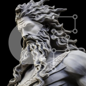 Intra Συλλεκτικό Ξύλινο Παζλ Plywood  4mm - Γλυπτική Μυθολογικής Φιγούρας Σε Ξύλινο Κουτί - Διαστάσεις Puzzle: 10x10 cm – 25 κομμάτια - Image 1