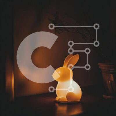 Intra Συλλεκτικό Ξύλινο Παζλ Plywood  4mm - Άνετο φωτιστικό κουνελιού σε ένα δωμάτιο με χαμηλό φωτισμό Σε Ξύλινο Κουτί - Διαστάσεις Puzzle: 10x10 cm – 25 κομμάτια - Image 1