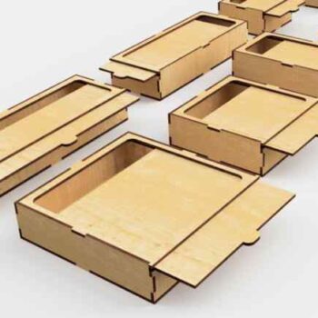 Intra Multi-Drawer Organizer – Ξύλινο Συρταρωτό Κουτί Οργάνωσης 30x27x25 cm Box28-00512 - Image 1