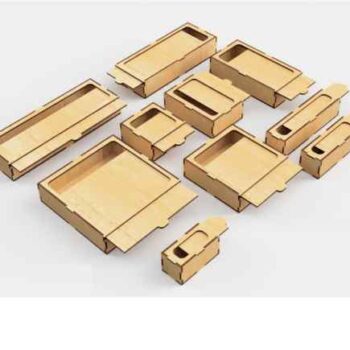 Intra Multi-Drawer Organizer – Ξύλινο Συρταρωτό Κουτί Οργάνωσης 30x27x25 cm Box28-00512 - Image 2