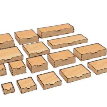 Intra Wooden Laser-Cut Storage Box – Ξύλινο Κουτί Αποθήκευσης με Καπάκι 13x13x14 cm Box30-00509 - Image 2