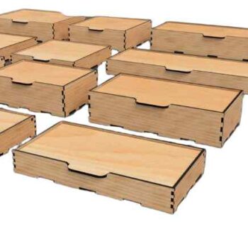 Intra Wooden Laser-Cut Storage Box – Ξύλινο Κουτί Αποθήκευσης με Καπάκι 13x13x14 cm Box30-00509 - Image 3