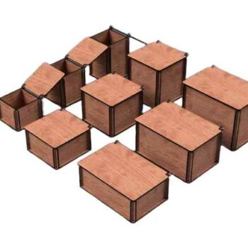 Intra LOTUS Wooden Storage Box – Ξύλινο Κουτί Αποθήκευσης μαζί με καπάκι 13x20x14 cm Box31-00410 - Image 1