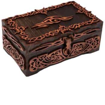 Intra IMPERIUM  Ξύλινο Κουτί με Τρισδιάστατη Διακόσμηση  Αρχοντικό Στυλ 28x25x27 cm Box45-00858 - Image 2