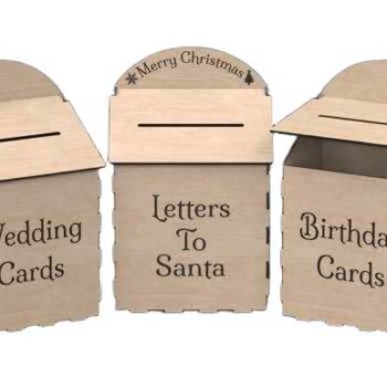 Intra GREETING  Ξύλινο Κουτί  Αποθήκευσης   πρακτικό και πολυχρηστικό ξύλινο κουτί με καπάκι 26x29x31 cm Box51-01883 - Image 1