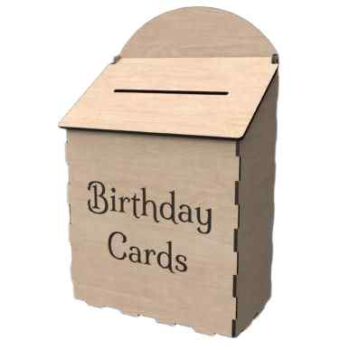 Intra GREETING  Ξύλινο Κουτί  Αποθήκευσης   πρακτικό και πολυχρηστικό ξύλινο κουτί με καπάκι 26x29x31 cm Box51-01883 - Image 2