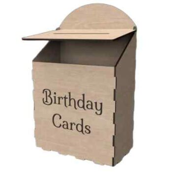 Intra GREETING  Ξύλινο Κουτί  Αποθήκευσης   πρακτικό και πολυχρηστικό ξύλινο κουτί με καπάκι 26x29x31 cm Box51-01883 - Image 3