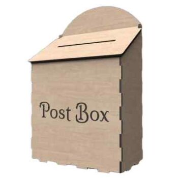 Intra GREETING  Ξύλινο Κουτί  Αποθήκευσης   πρακτικό και πολυχρηστικό ξύλινο κουτί με καπάκι 26x29x31 cm Box51-01883 - Image 4