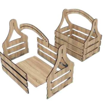 Intra NEST DELUXE – Πολυχρηστικό Ξύλινο Κουτί Οργάνωσης με Καπάκι - Εσωτερικά Διαχωριστικά10x10x16 cm Box52-00204 - Image 3