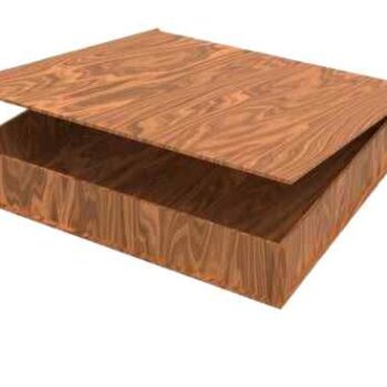 Intra WOODEN SLIM STORAGE BOX – Ξύλινο Ρηχό Κουτί Αποθήκευσης με Καπάκι 11x35x7 cm Box60-01382 - Image 1