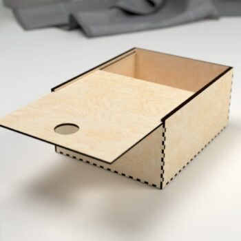 Intra NIRO Ξύλινο Πολυτελές Κουτί Οργάνωσης με Tετράγωνο με Συρόμενο Καπάκι  - 58x79x49 cm Box02-00422 - Image 3