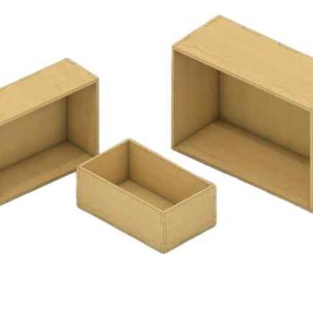 Intra forma Ξύλινο Κουτί Αποθήκευσης “Forma” – Φυσική Οργάνωση με Στυλ 18x17x30 cm Box12-01055 - Image 1