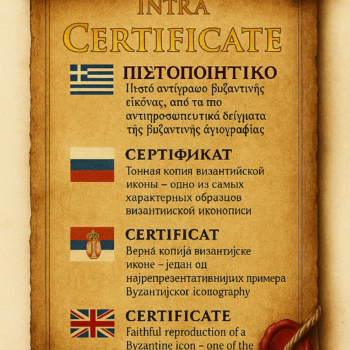 Εικόνα Ορθοδοξίας Πολυτελείας  με  σχεδιο Σταυρούς μαζι με  Βάση σε  8 χρώματα με περίγραμμα χρυσό σε ξύλο Plywood (Πλακάζ)   με  βάση Η Παναγία η Οδηγήτρια με τον Ιησού, Ξύλινη Χειροποίητη Εικόνα Ελληνικού Βυζαντινού Στυλ Κρεμαστή σε Ξύλινη Πλάκα Θρησκευτικό Θέμα Χειροποίητη Ελληνορθόδοξη εικόνα του Ιησού Χριστού, Κρεμαστή πλάκα βυζαντινής τέχνης, χριστιανική τέχνη Διάσταση 40x30 cm (15,8 x 11,8 ίντσες)  INTRAEK3kadro3211-2110950 - Image 6