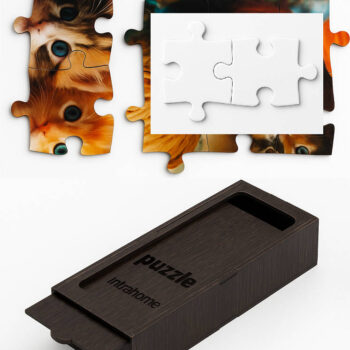 Intra Συλλεκτικό Ξύλινο Παζλ Plywood  4mm - Εκπληκτική εικόνα ενός νεφελώματος - γενέτειρα των αστεριών Σε Ξύλινο Κουτί - Διαστάσεις Puzzle: 10x10 cm – 25 κομμάτια - Image 7