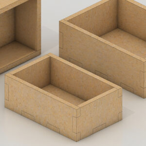 Intra απο ξύλο plywood 3mm-4mm πάχος 1/4 ιντσών Box Δίασταση 30x20 cm INTRAFABR-60993290 - Image 4