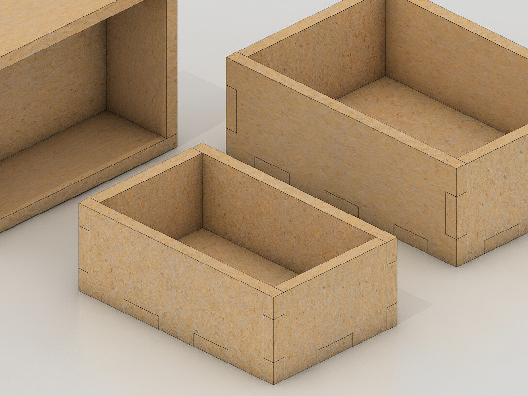 Intra απο ξύλο plywood 3mm-4mm πάχος 1/4 ιντσών Box Δίασταση 30x20 cm INTRAFABR-60993290 - Image 4