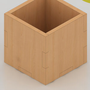 Intra απο ξύλο plywood 3mm-4mm πάχος  Box 1/4 ίντσας Material 267 Δίασταση 30x20 cm INTRAFABR-53992224 - Image 3