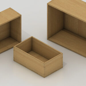 Intra απο ξύλο plywood 3mm-4mm πάχος Πρότυπα κουτιού 1/8 ίντσας, κοπής με λέιζερ Δίασταση 30x20 cm INTRAFABR-60987424 - Image 3