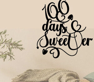 Intra απο ξύλο plywood 3mm-4mm πάχος Days Sweeter  Δίασταση 40x40 cm INTRAFABR-88460049