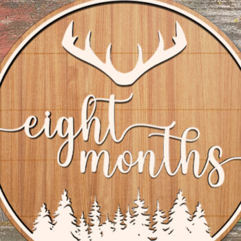 Intra απο ξύλο plywood 3mm-4mm πάχος Baby Milestone Cards Δίασταση 30x20 cm INTRAFABR-78974090 - Image 10