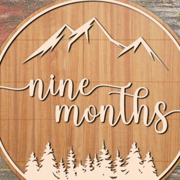 Intra απο ξύλο plywood 3mm-4mm πάχος Baby Milestone Cards Δίασταση 30x20 cm INTRAFABR-78974090 - Image 11