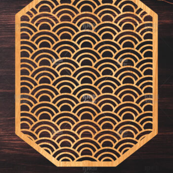 Intra απο ξύλο plywood 3mm-4mm πάχος 12 Πάνελ κοπής ιαπωνικών κυμάτων με λέιζερ Δίασταση 15x15 cm INTRAFABR-118744840 - Image 11