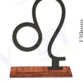 Intra απο ξύλο plywood 3mm-4mm πάχος 12 ζώδια με στάση Δίασταση 3x3 cm INTRAFABR-111859358 - Image 7