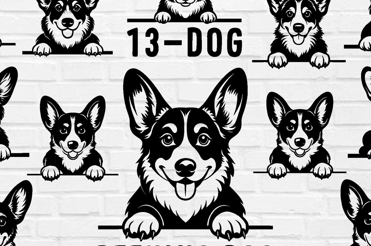 Intra απο ξύλο plywood 3mm-4mm πάχος 13-PEEKING DOG Cut Δίασταση 40x40 cm INTRAFABR-106762055 - Image 1