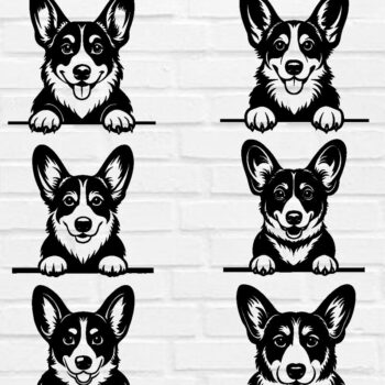Intra απο ξύλο plywood 3mm-4mm πάχος 13-PEEKING DOG Cut  Δίασταση 40x40 cm INTRAFABR-106762055 - Image 2