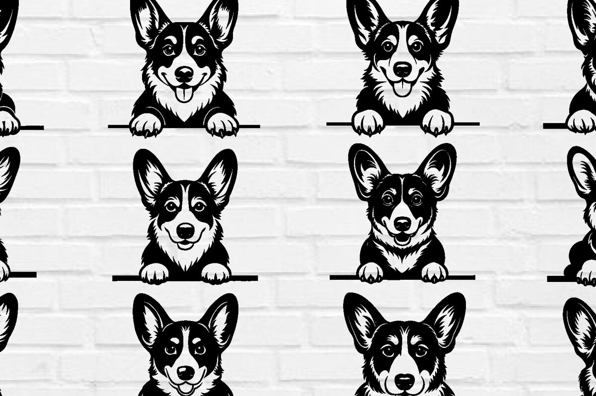Intra απο ξύλο plywood 3mm-4mm πάχος 13-PEEKING DOG Cut Δίασταση 40x40 cm INTRAFABR-106762055 - Image 2