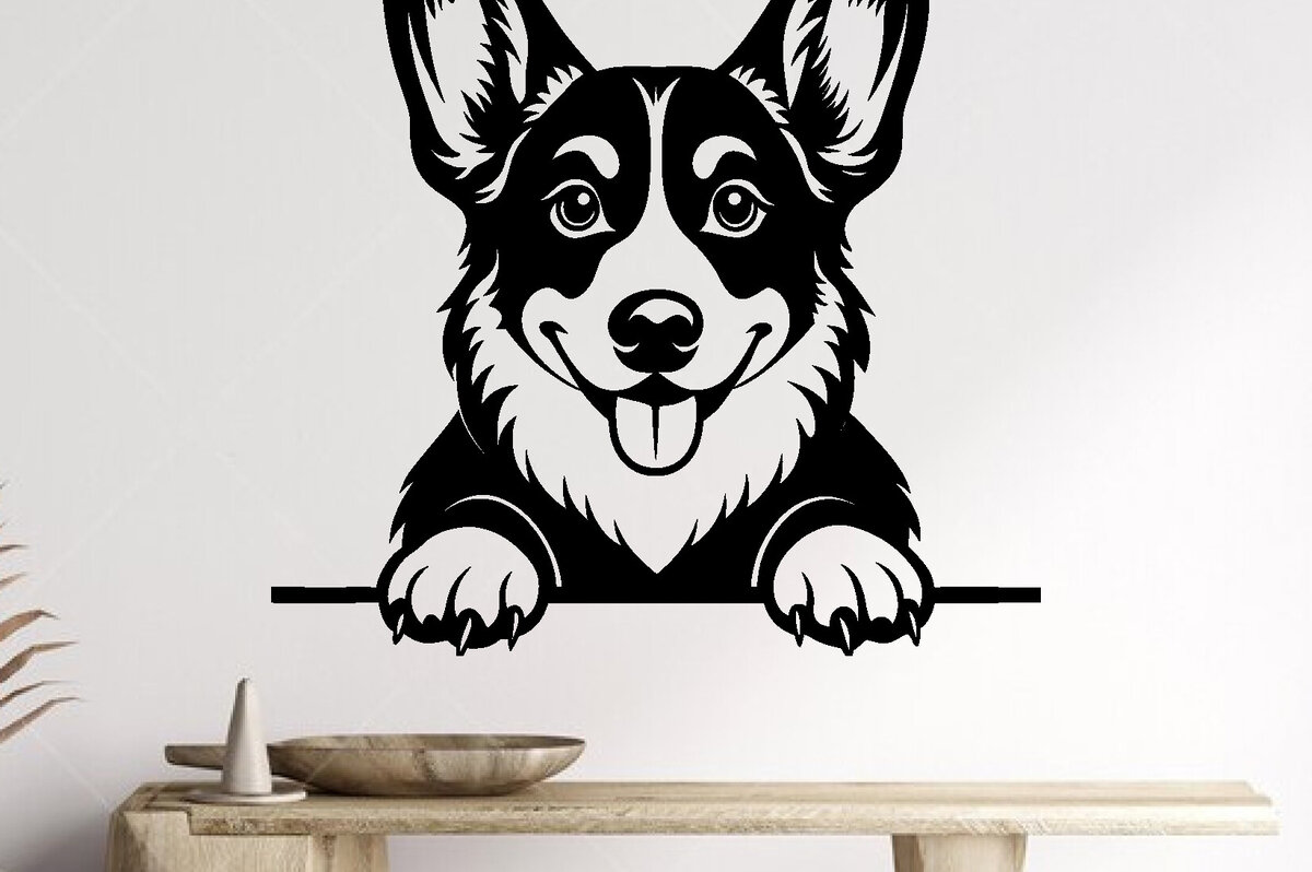 Intra απο ξύλο plywood 3mm-4mm πάχος 13-PEEKING DOG Cut Δίασταση 40x40 cm INTRAFABR-106762055 - Image 3