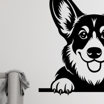 Intra απο ξύλο plywood 3mm-4mm πάχος 13-PEEKING DOG Cut  Δίασταση 40x40 cm INTRAFABR-106762055 - Image 4