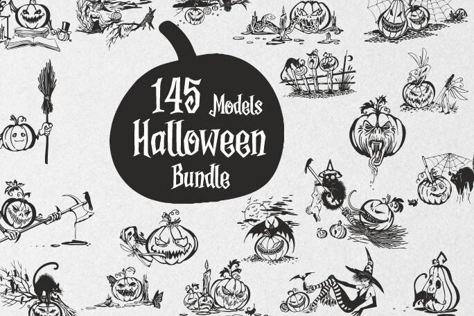 Intra απο ξύλο plywood 3mm-4mm πάχος HALLOWEEN 145 τμχ Δίασταση 15x15 cm INTRAFABR-39111568 - Image 1