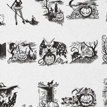 Intra απο ξύλο plywood 3mm-4mm πάχος HALLOWEEN 145 τμχ Δίασταση 15x15 cm INTRAFABR-39111568 - Image 2