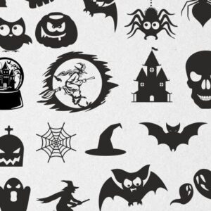 Intra απο ξύλο plywood 3mm-4mm πάχος HALLOWEEN 145 τμχ Δίασταση 15x15 cm INTRAFABR-39111568 - Image 6