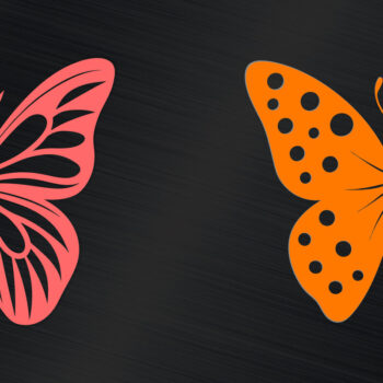 Intra απο ξύλο plywood 3mm-4mm πάχος Clipart 15 Butterfly Silhouette Δίασταση 30x20 cm INTRAFABR-115143840 - Image 2