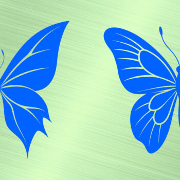 Intra απο ξύλο plywood 3mm-4mm πάχος Clipart 15 Butterfly Silhouette Δίασταση 30x20 cm INTRAFABR-115143840 - Image 4