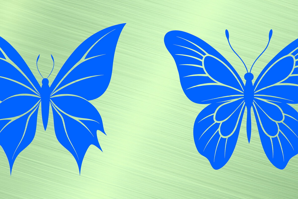 Intra απο ξύλο plywood 3mm-4mm πάχος Clipart 15 Butterfly Silhouette Δίασταση 30x20 cm INTRAFABR-115143840 - Image 4
