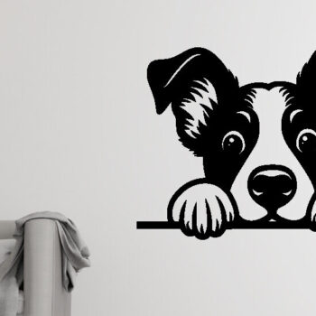 Intra απο ξύλο plywood 3mm-4mm πάχος 15-PEEKING DOG Cut  Δίασταση 40x40 cm INTRAFABR-97176390 - Image 2