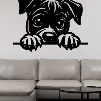 Intra απο ξύλο plywood 3mm-4mm πάχος 15-PEEKING DOG Cut  Δίασταση 40x40 cm INTRAFABR-97176390 - Image 3