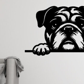 Intra απο ξύλο plywood 3mm-4mm πάχος 15-PEEKING DOG Cut  Δίασταση 40x40 cm INTRAFABR-97176390 - Image 4