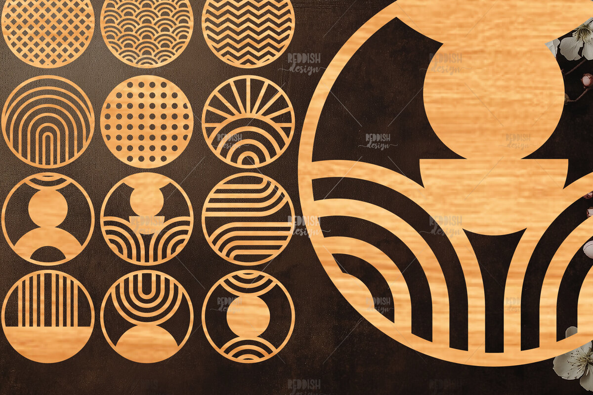 Intra απο ξύλο plywood 3mm-4mm πάχος 16 Στρογγυλή πινακίδα Δίασταση 30x20 cm INTRAFABR-121885986