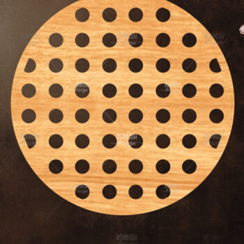 Intra απο ξύλο plywood 3mm-4mm πάχος 16 Στρογγυλή πινακίδα Δίασταση 30x20 cm INTRAFABR-121885986 - Image 16