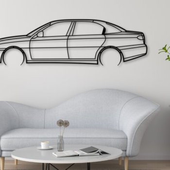 Intra απο ξύλο plywood 3mm-4mm πάχος 166 Car Silhouette, για tin Δίασταση 15x15 cm INTRAFABR-110056283 - Image 1