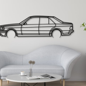 Intra απο ξύλο plywood 3mm-4mm πάχος 190E Car Silhouette, Cnc Δίασταση 15x15 cm INTRAFABR-109662017