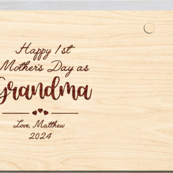Intra απο ξύλο plywood 3mm-4mm πάχος 1ο δώρο για τη γιορτή της μητέρας για τη γιαγιά Δίασταση 20x30 cm INTRAFABR-96478482 - Image 3