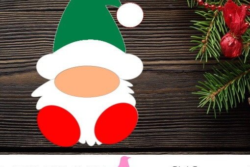 Intra απο ξύλο plywood 3mm-4mm πάχος Στολίδι Gnome 2 Layer - Δίασταση 8x8 cm INTRAFABR-45594209