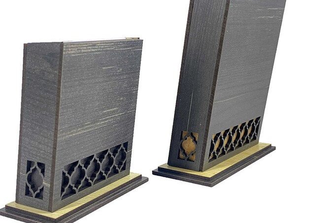 Intra απο ξύλο plywood 3mm-4mm πάχος 2 Szs Θήκη σημειωματάριου Θήκη σημειωματάριου Δίασταση 30x20 cm INTRAFABR-38044619 - Image 3